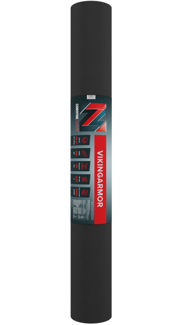 Corotek Nordic Diffusjonsåpent  Vikingarmor 4-Lag 250G/M² 1,5X30 45M2(Med Limstriper) 1700Kr