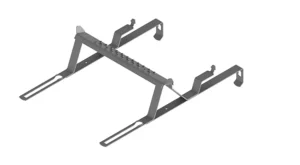 Stigetrinn fra Lobas TR TL-30 sort for takstein sort 1stk 200kr